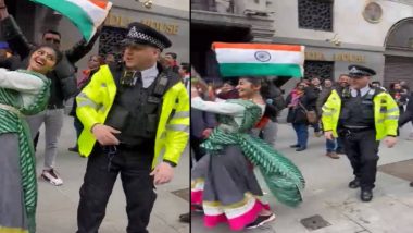 British Police Dance On Sauda Khara Khara: লন্ডনে ভারতের হাইকমিশনের সামনে ভারতীয়দের সঙ্গে নাচলেন ব্রিটিশ পুলিশ, দেখুন ভিডিয়ো